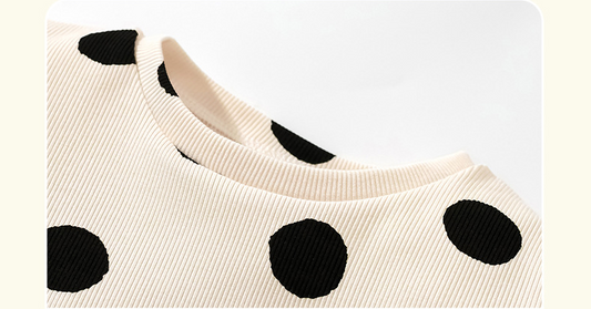 Girls SS Mesh Skirt Polka Dress