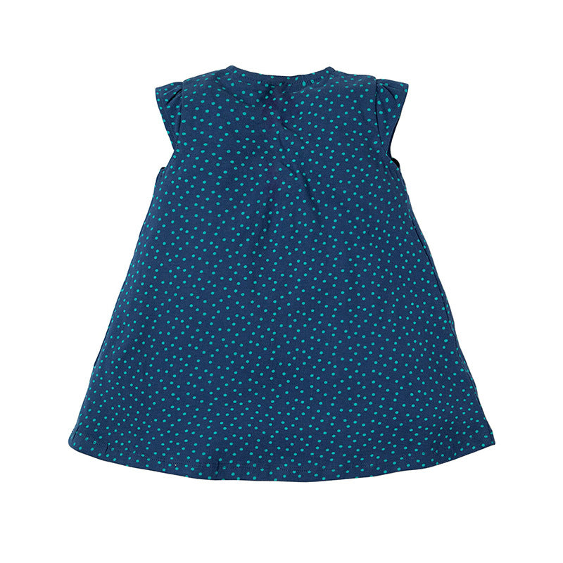 Girls SS Summer Dotty Duck Dress