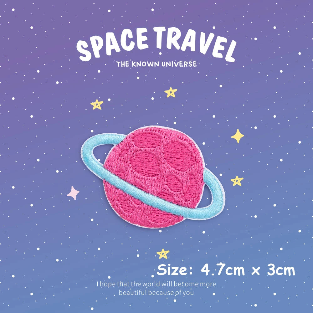 Choose from Space Travel Iron-on Patches