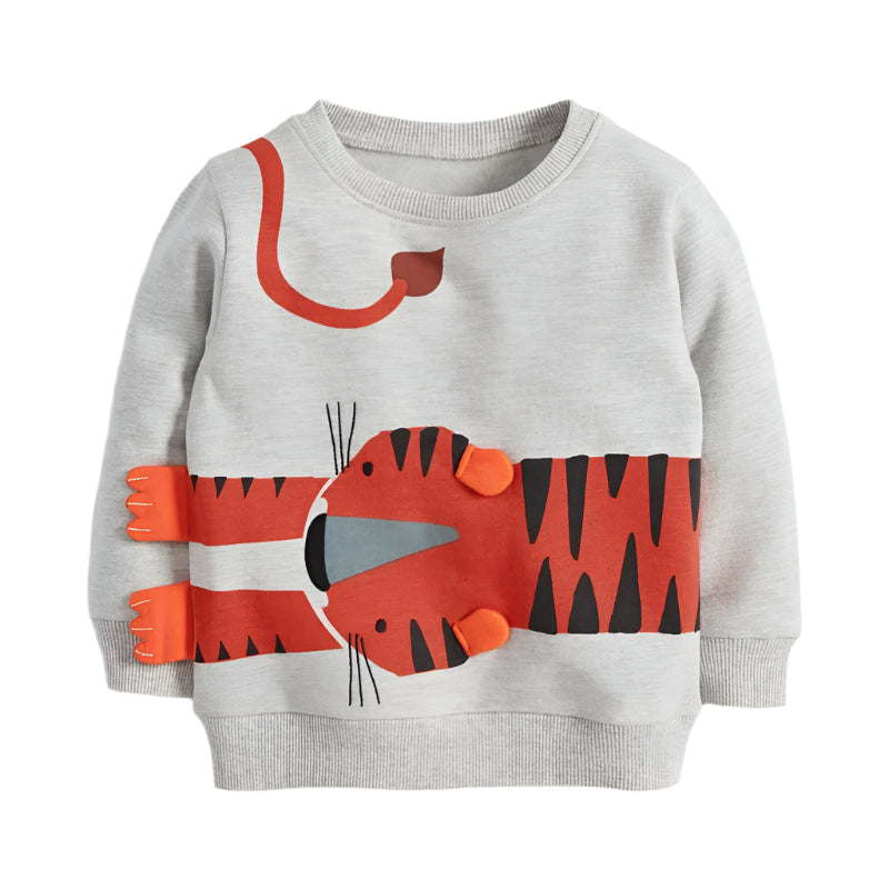 Tiger Pattern Sweatshirt