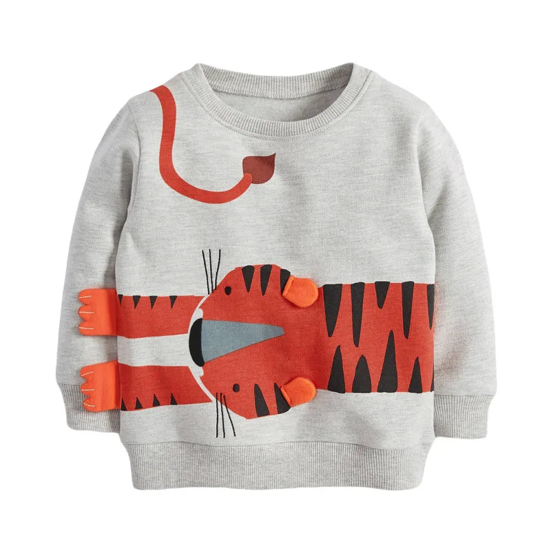 Tiger Pattern Sweatshirt