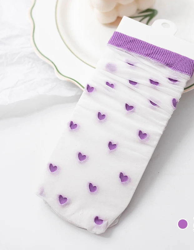 Ultra-thin Ankle socks with contrast tipping