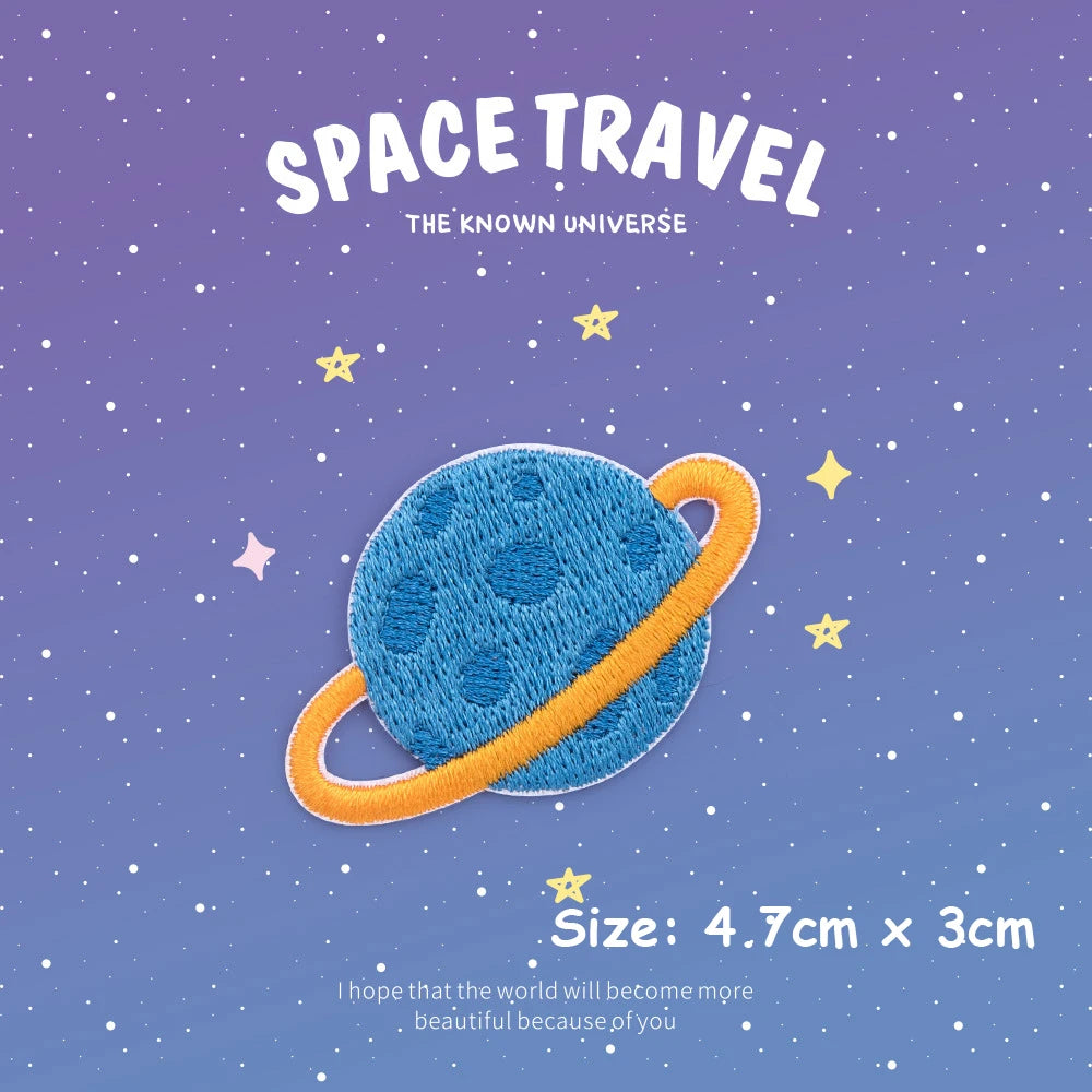 Choose from Space Travel Iron-on Patches