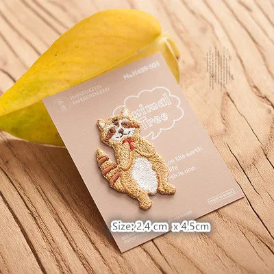 Choose from your Mini Embroidery Animal Patches