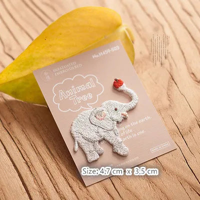 Choose from your Mini Embroidery Animal Patches