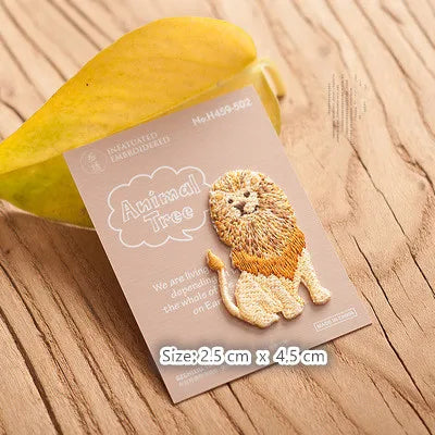 Choose from your Mini Embroidery Animal Patches