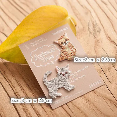 Choose from your Mini Embroidery Animal Patches