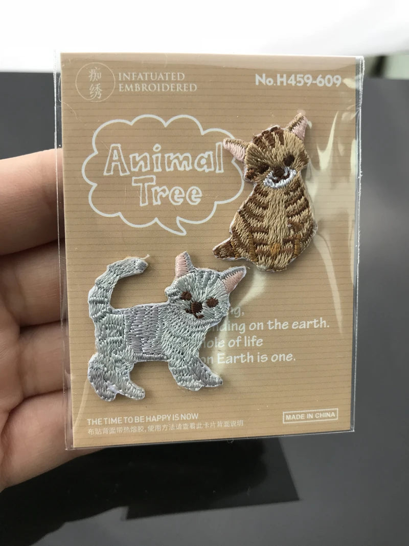 Choose from your Mini Embroidery Animal Patches