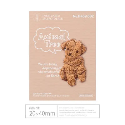 Choose from your Mini Embroidery Animal Patches