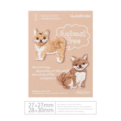 Choose from your Mini Embroidery Animal Patches