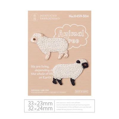 Choose from your Mini Embroidery Animal Patches