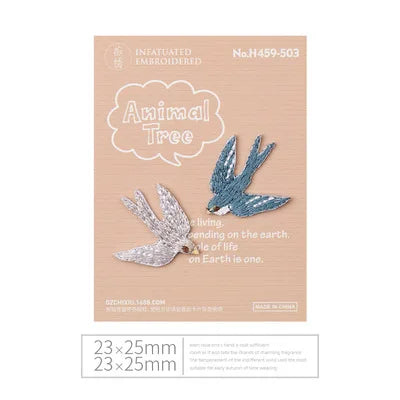 Choose from your Mini Embroidery Animal Patches