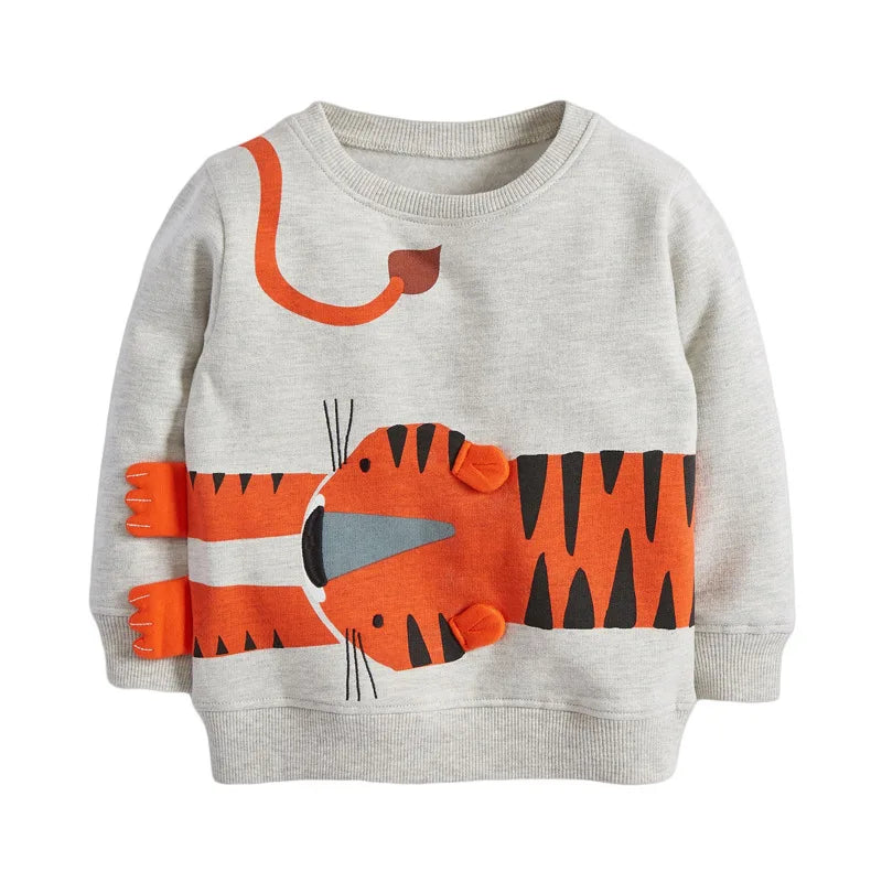 Tiger Pattern Sweatshirt
