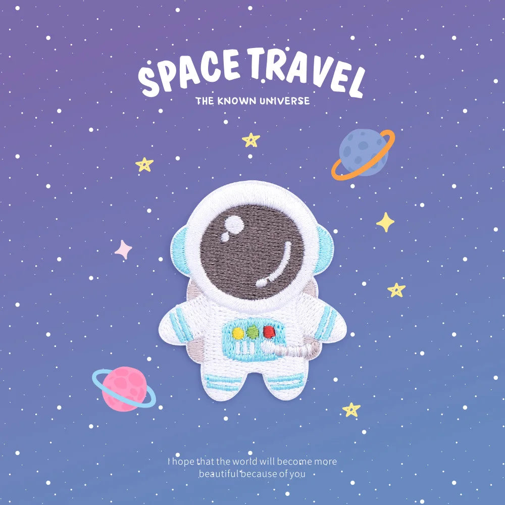 Choose from Space Travel Iron-on Patches