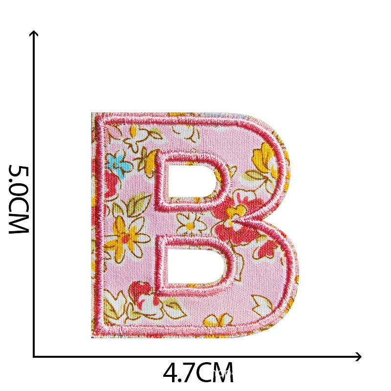 Alphabet Iron on Patches