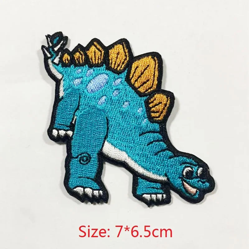 Choose from Dinosaur Iron-on Clothes Patches