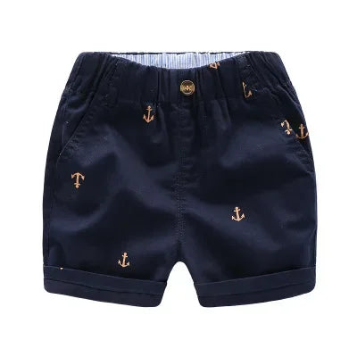 Allover Anchor Print Shorts