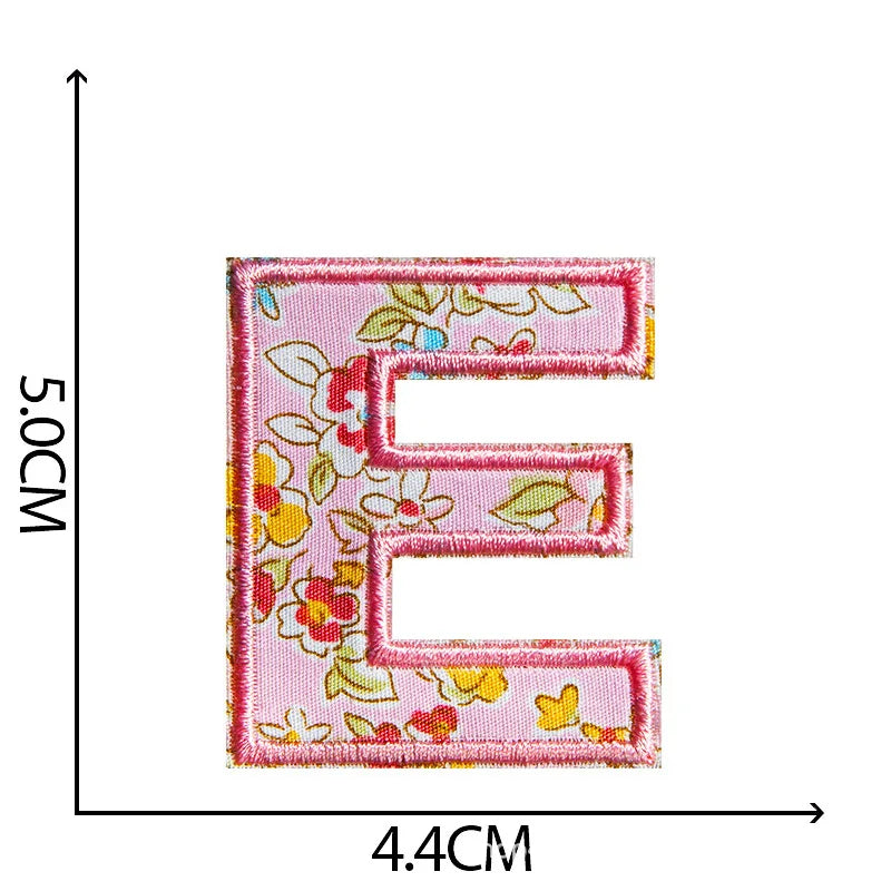 Alphabet Iron on Patches