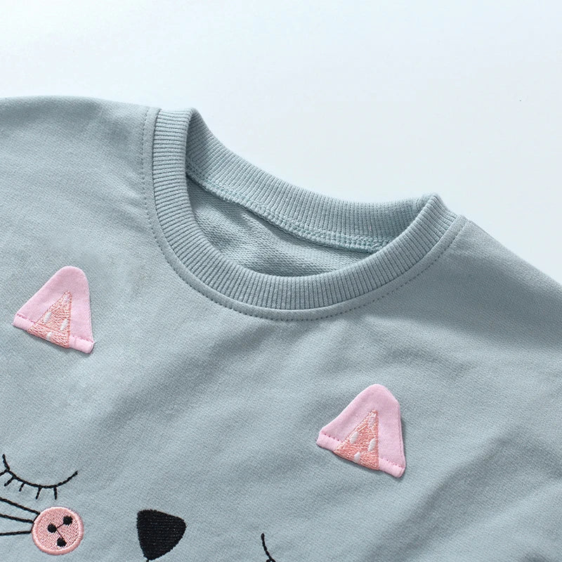 Girls LS Tee & Leggings Set - Kitty
