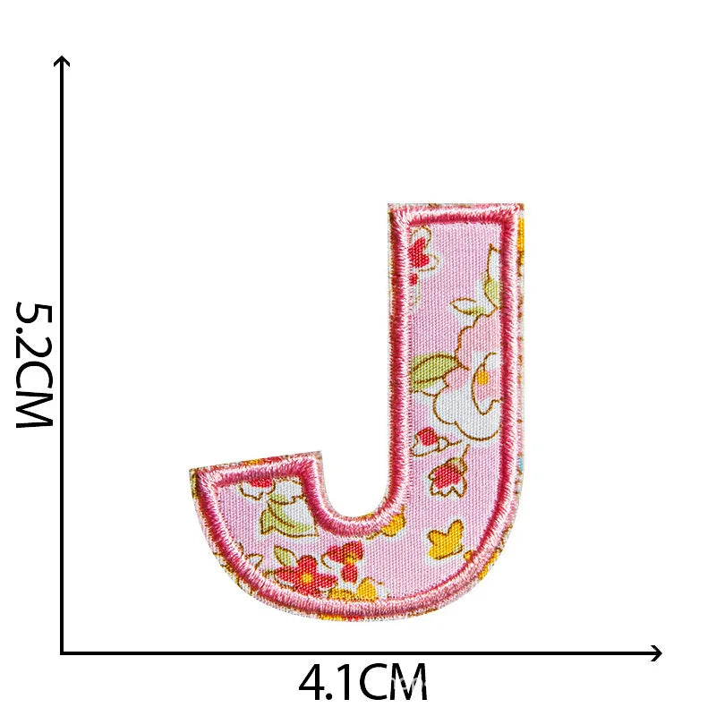Alphabet Iron on Patches