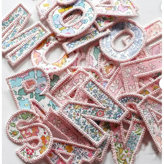 Alphabet Iron on Patches