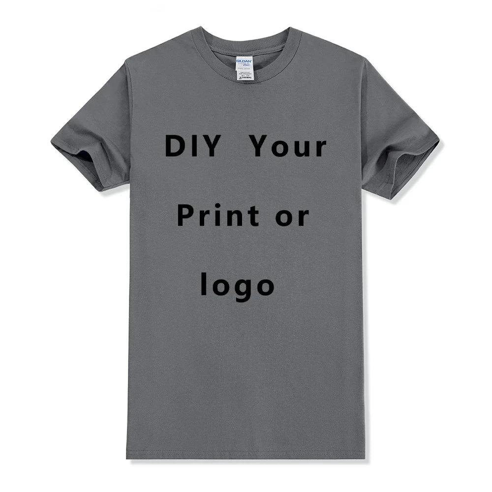 ADULT 100% Cotton Custom Logo T Shirt