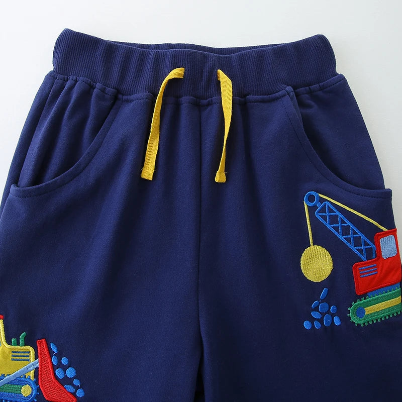 Shorts with Applique Digger patches