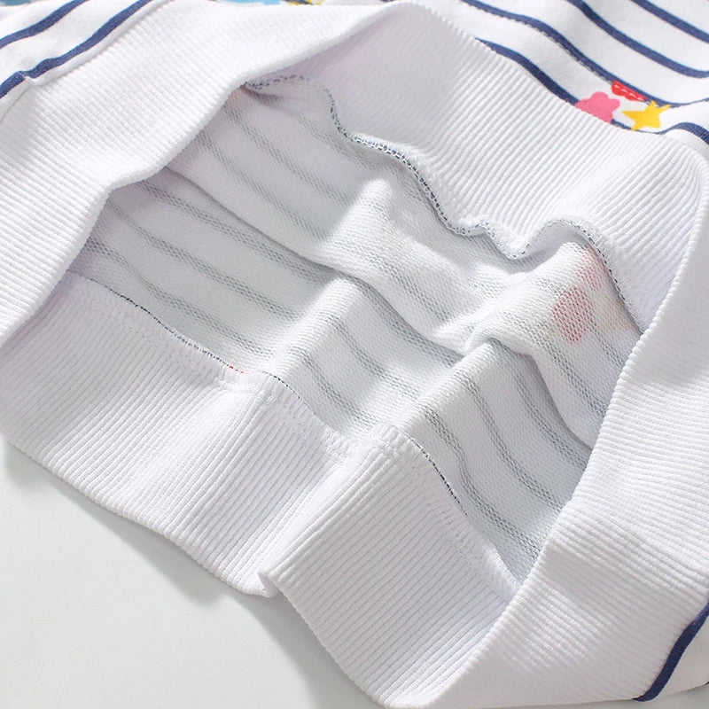 Girls Striped Hoodie