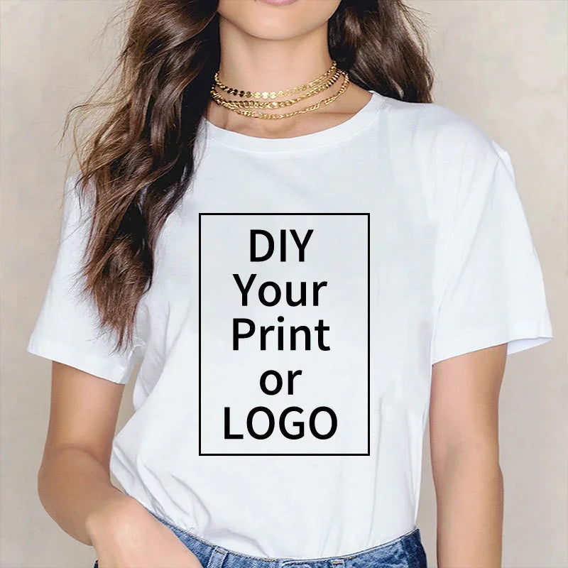 ADULT 100% Cotton Custom Logo T Shirt