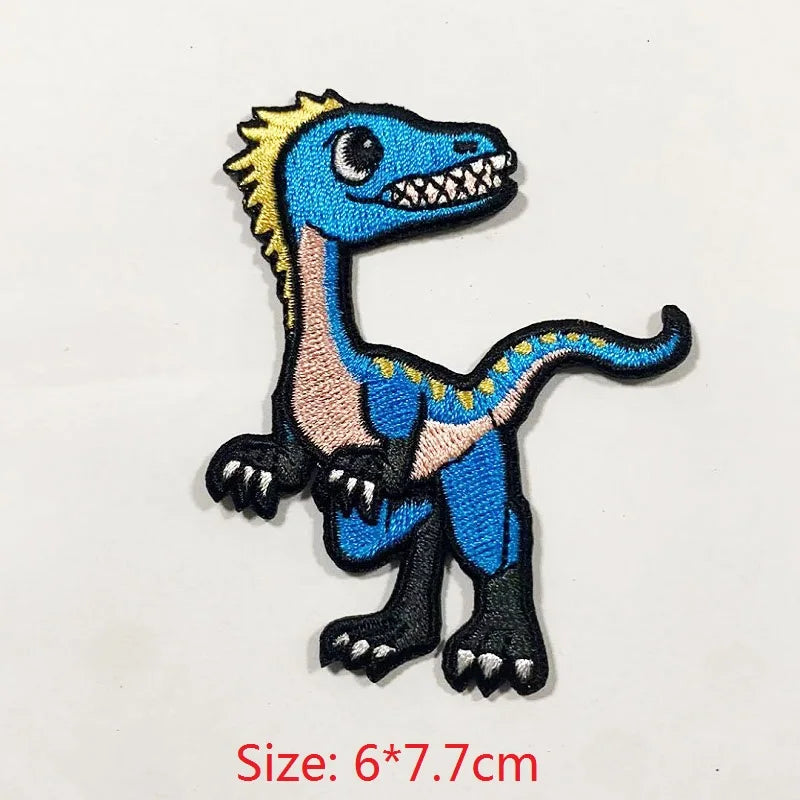 Choose from Dinosaur Iron-on Clothes Patches
