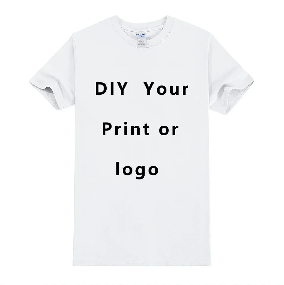 ADULT 100% Cotton Custom Logo T Shirt