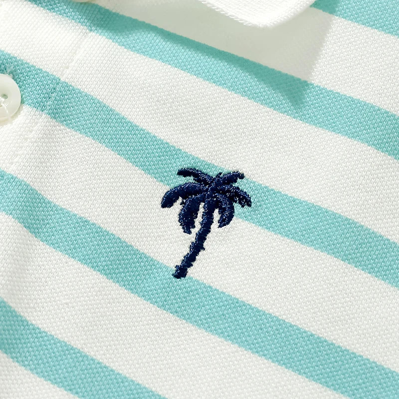 Short Sleeve Palm Polo