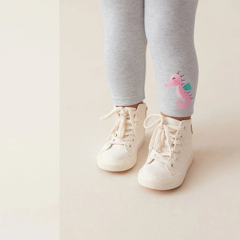 Girls SS T Shirt Tops & Mermaid Leggings