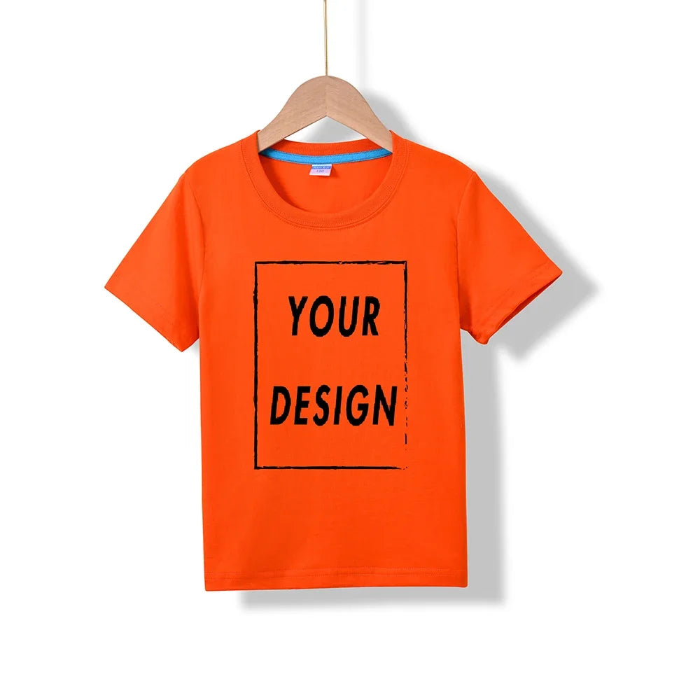 KIDS Cotton Logo T Shirt