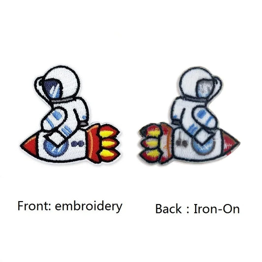 Choose from Astronaut & Space themed Iron on Patches