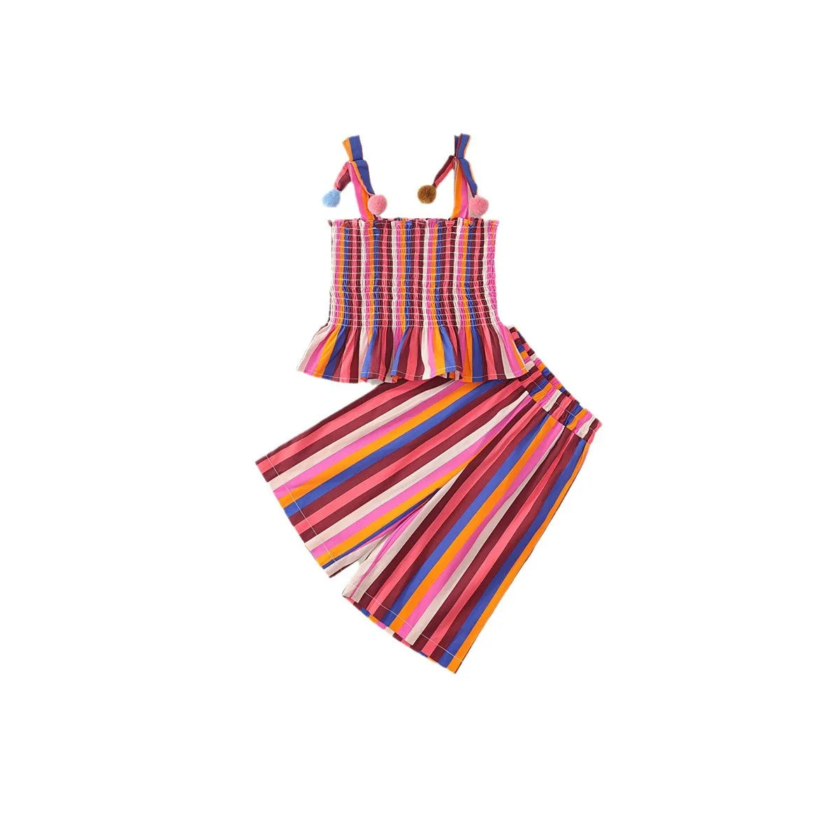 Girls Two-piece Culotte set