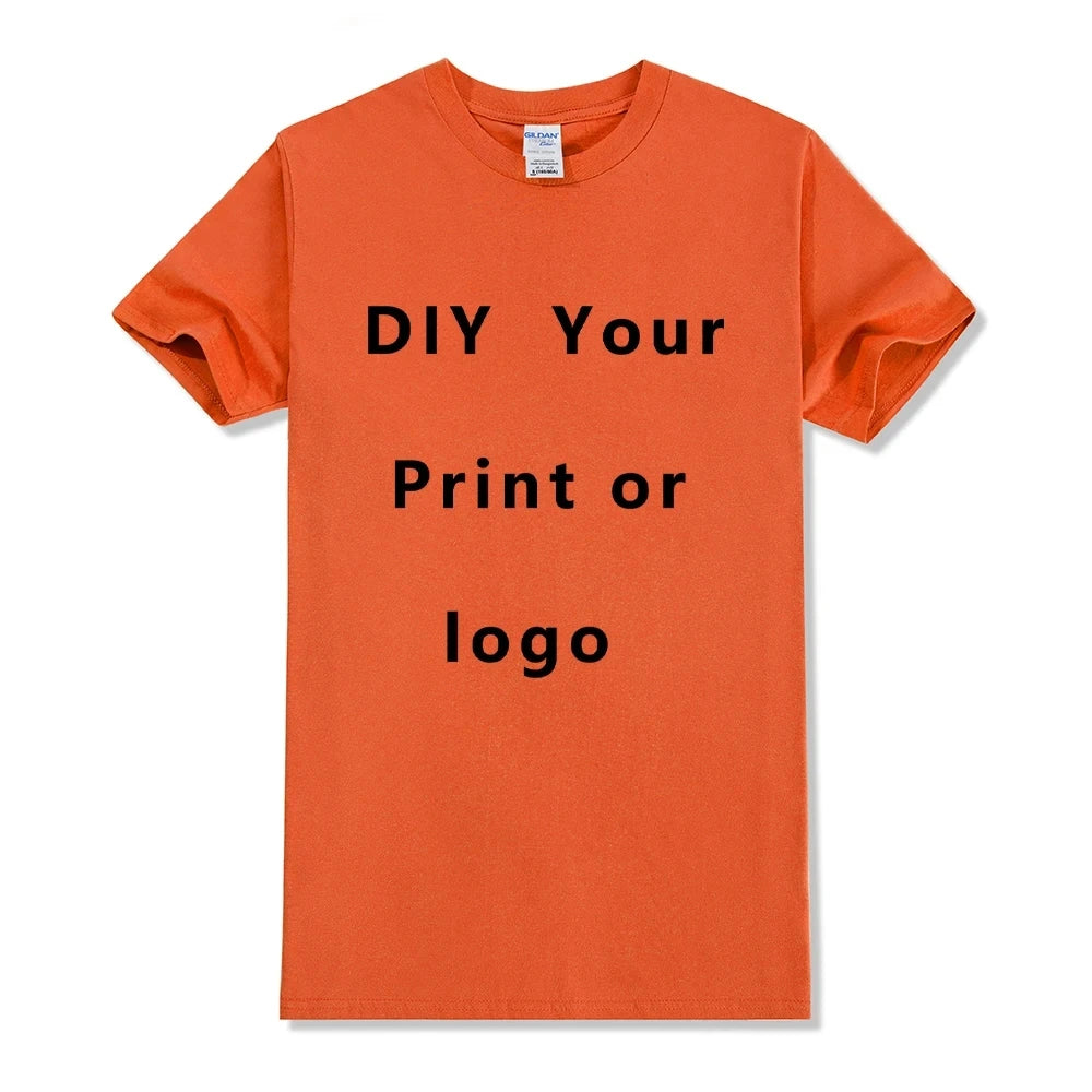ADULT 100% Cotton Custom Logo T Shirt