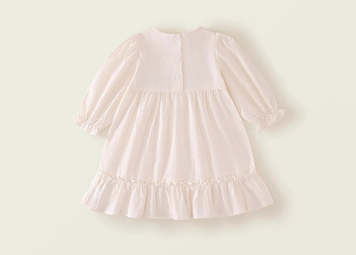 Girls Delicate Flowers Princess Dress