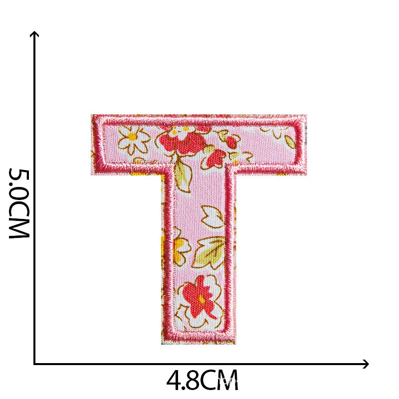 Alphabet Iron on Patches