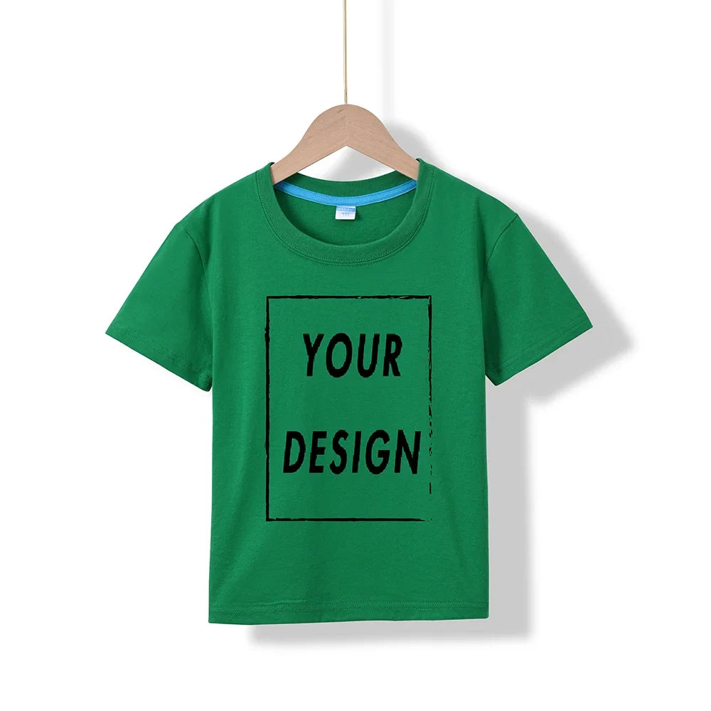 KIDS Cotton Logo T Shirt