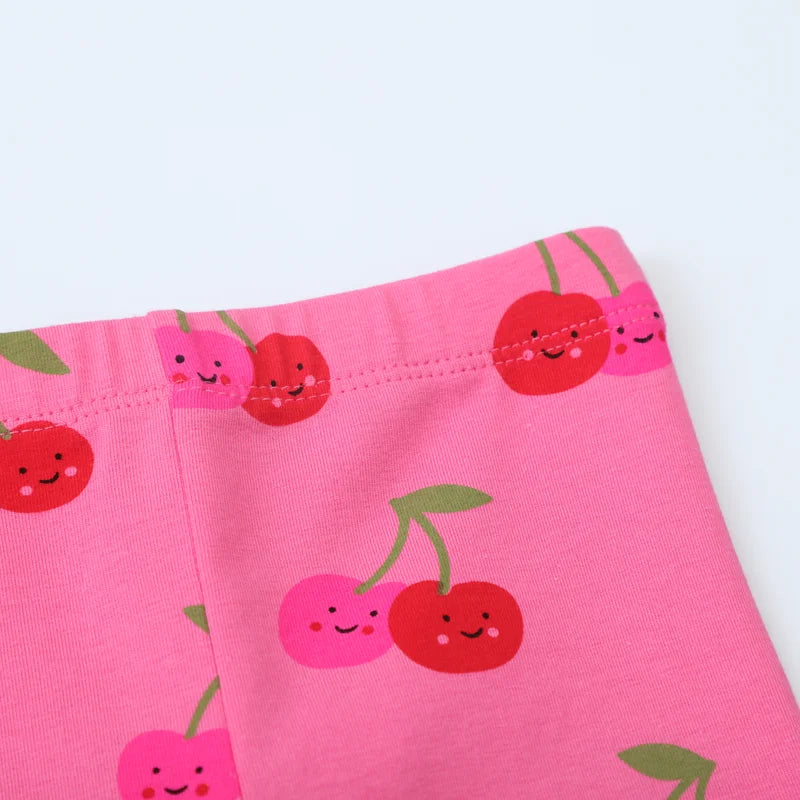 Girls Happy Cherry Leggings