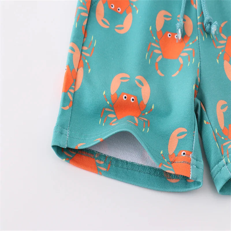 Crab print Shorts