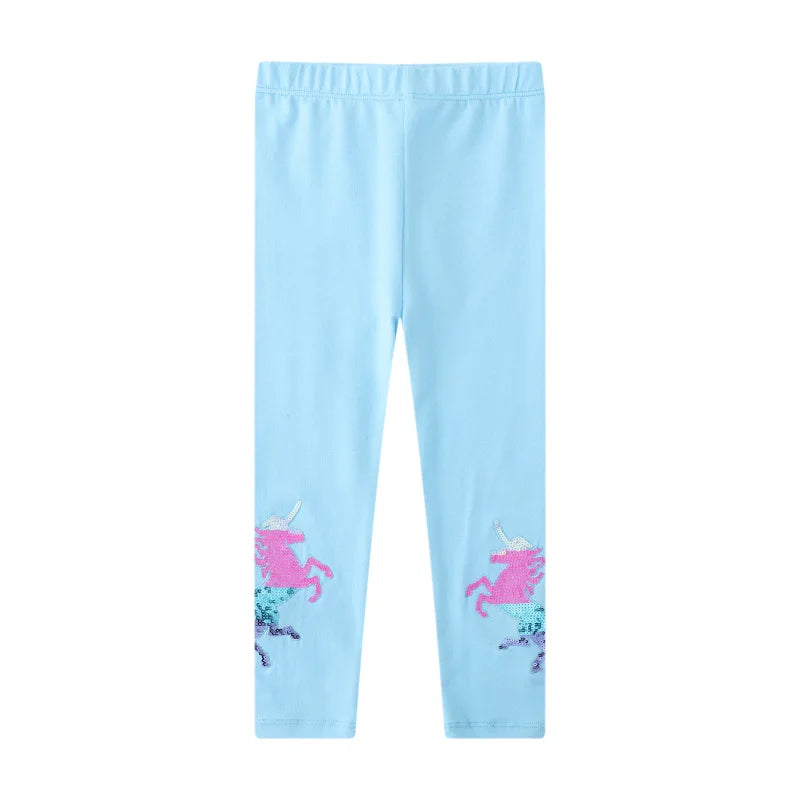 Girls Leggings - Prancing Unicorn