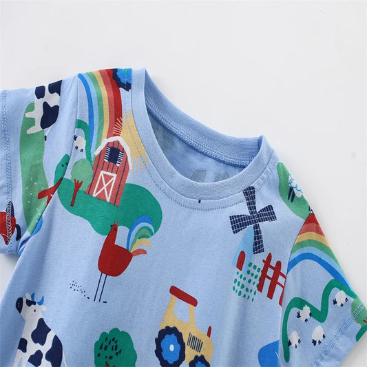 Tractor on the Farm T Shirt