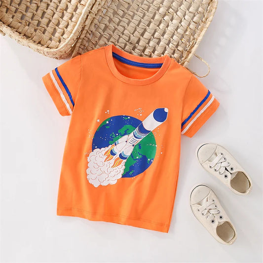 Rocket Blast off T shirt