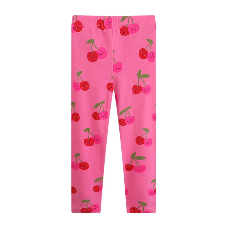 Girls Happy Cherry Leggings