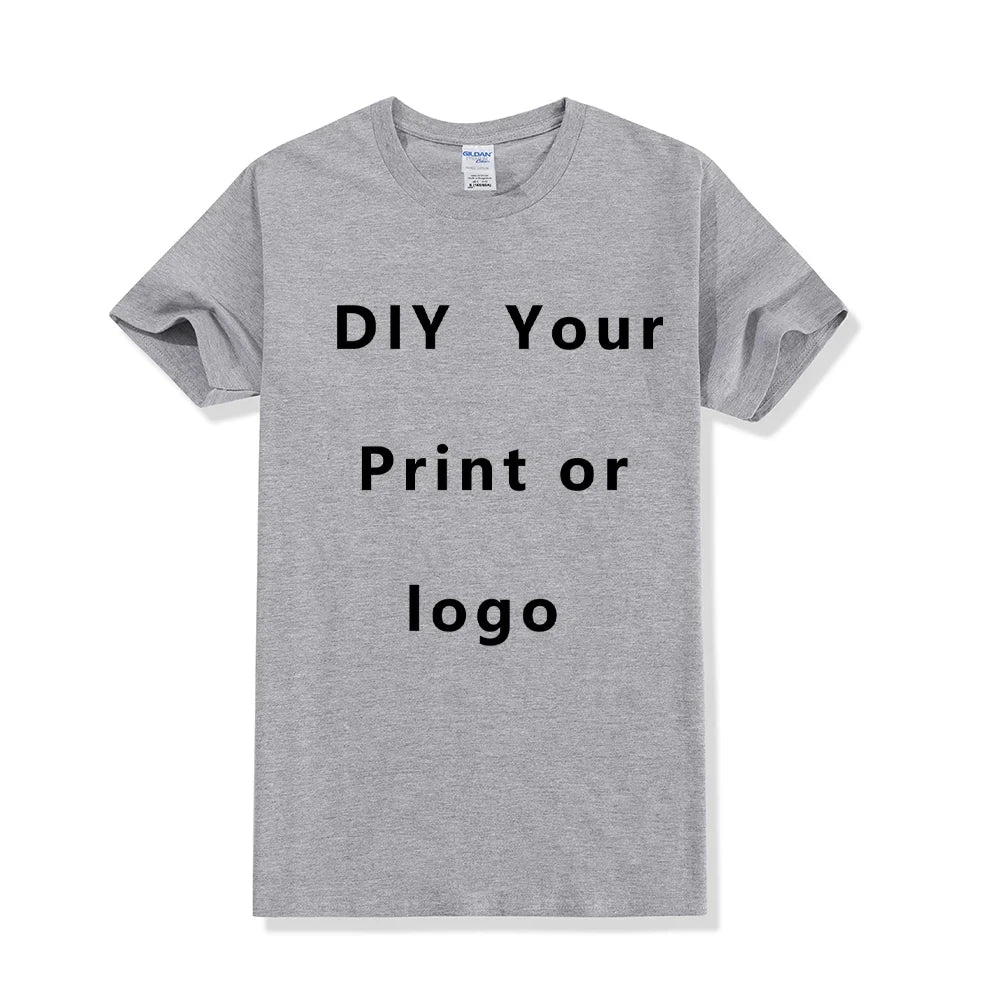 ADULT 100% Cotton Custom Logo T Shirt