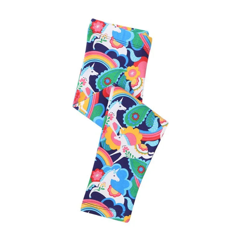 Girls Leggings - Busy Unicorns