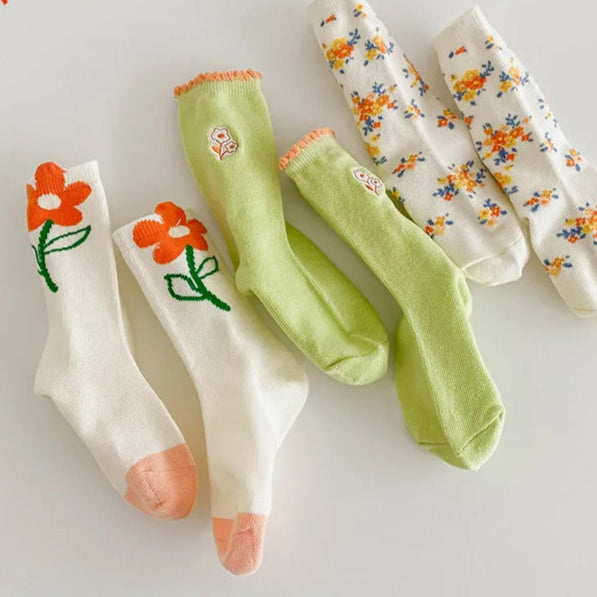 3 Pack Mixed Pattern Socks