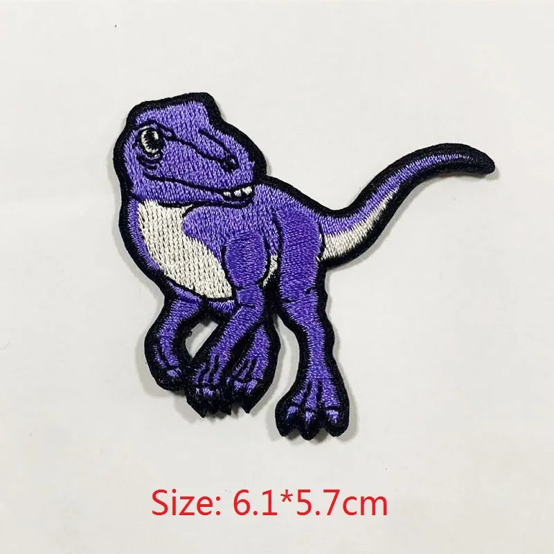 Choose from Dinosaur Iron-on Clothes Patches